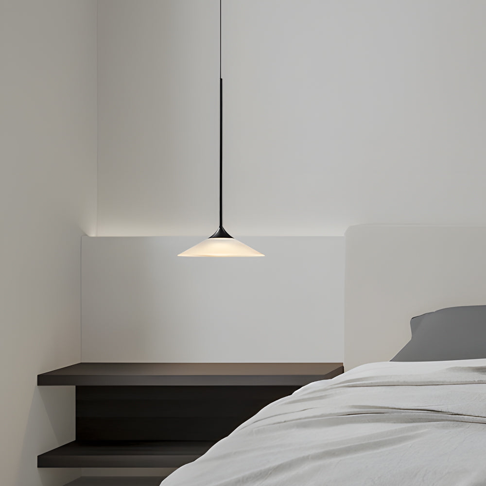 1 Light 5W Led Mini Cone Pendant Light With Acrylic Shade
