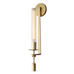 Crystal Lampshade Plug In Wall Light