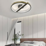 Creative Semicircles Round Three Step Dimming Modern Led Ceiling Lights