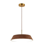 15 74 Inch Round Wood Japanese Style Led Pendant Light