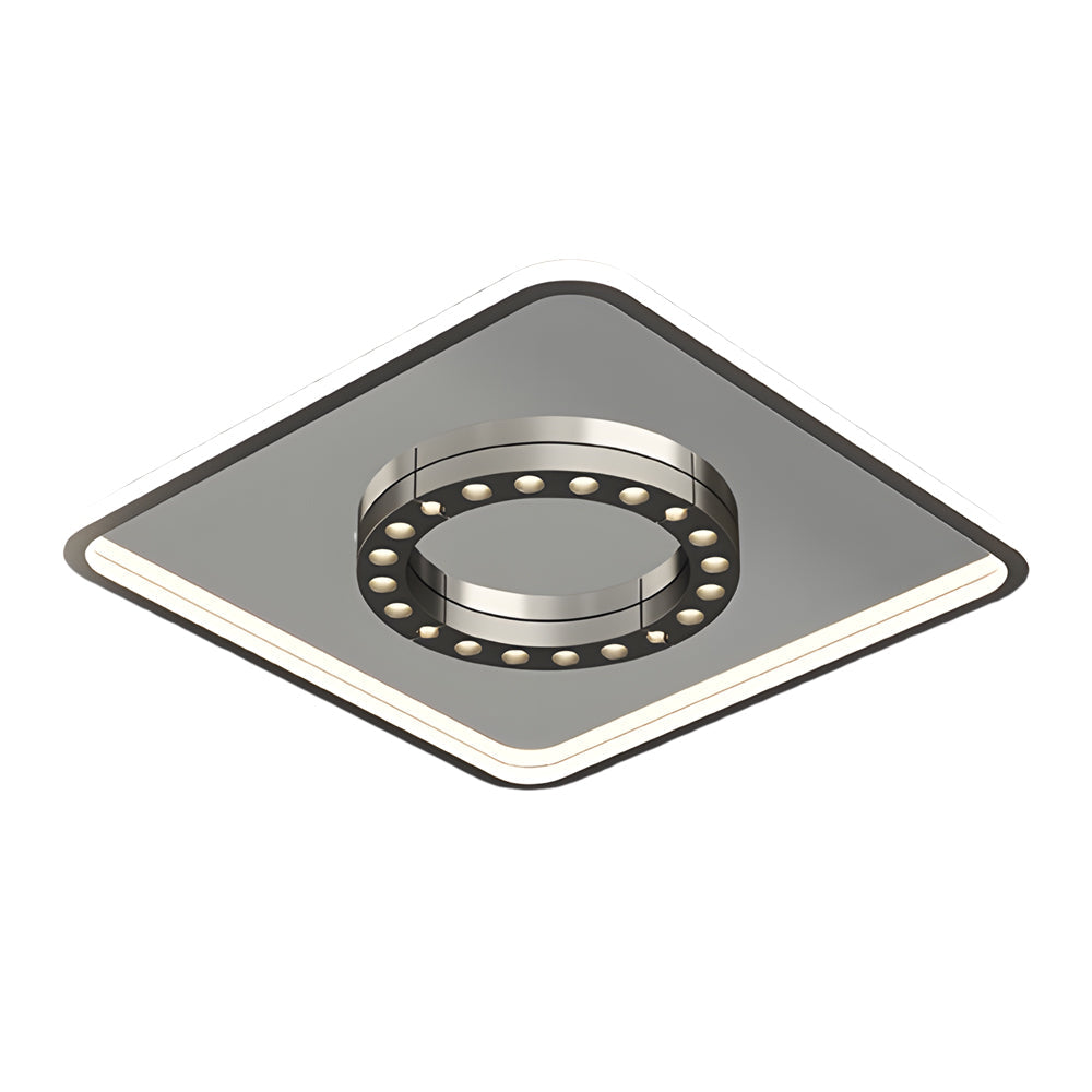 Square Round Led Anti Glare 3 Step Dimming Modern Ceiling Lights Fixture