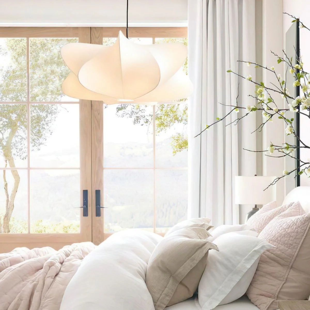 Silk Hanging Lamp