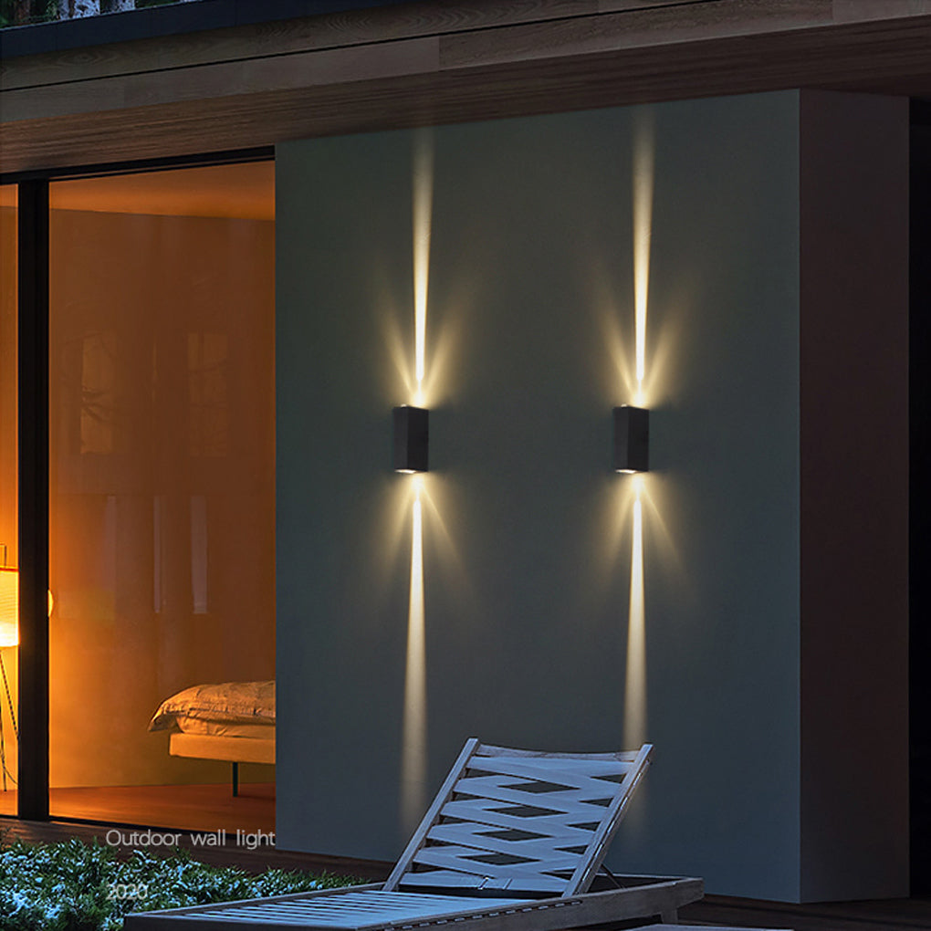 Outdoor Waterproof Double Head Spotlight Led Multipurpose Staircase Wall Sconces 1