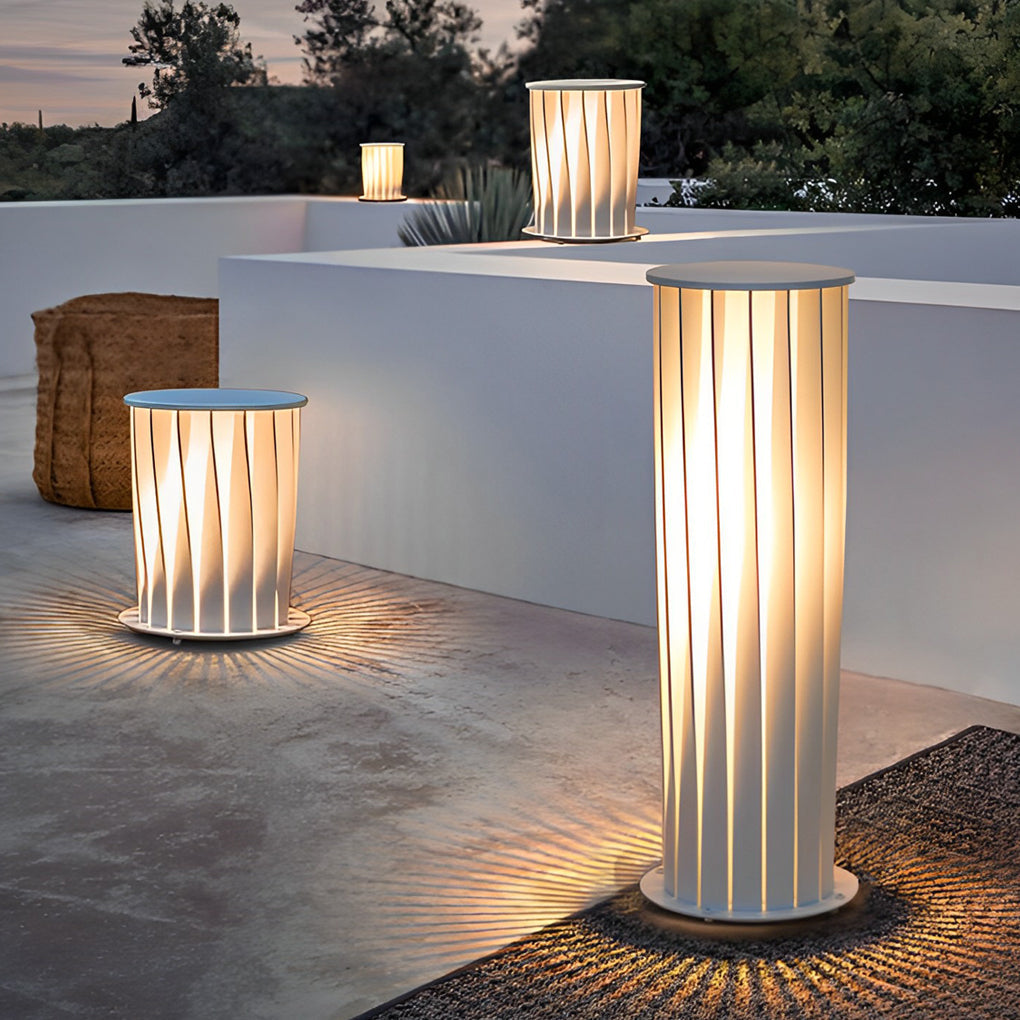 Twisted Solar Lawn Light Ha082407