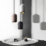 Nordic Cylinder Cement Pendant Light Led Hanging Lamp Kitchen Island Hanging Light For Dining Room