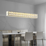 Long Rectangular Crystal Chandelier Ha097847