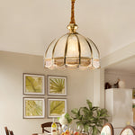 Classic Glass Flowers Elegant 3 Step Dimming European Style Chandelier