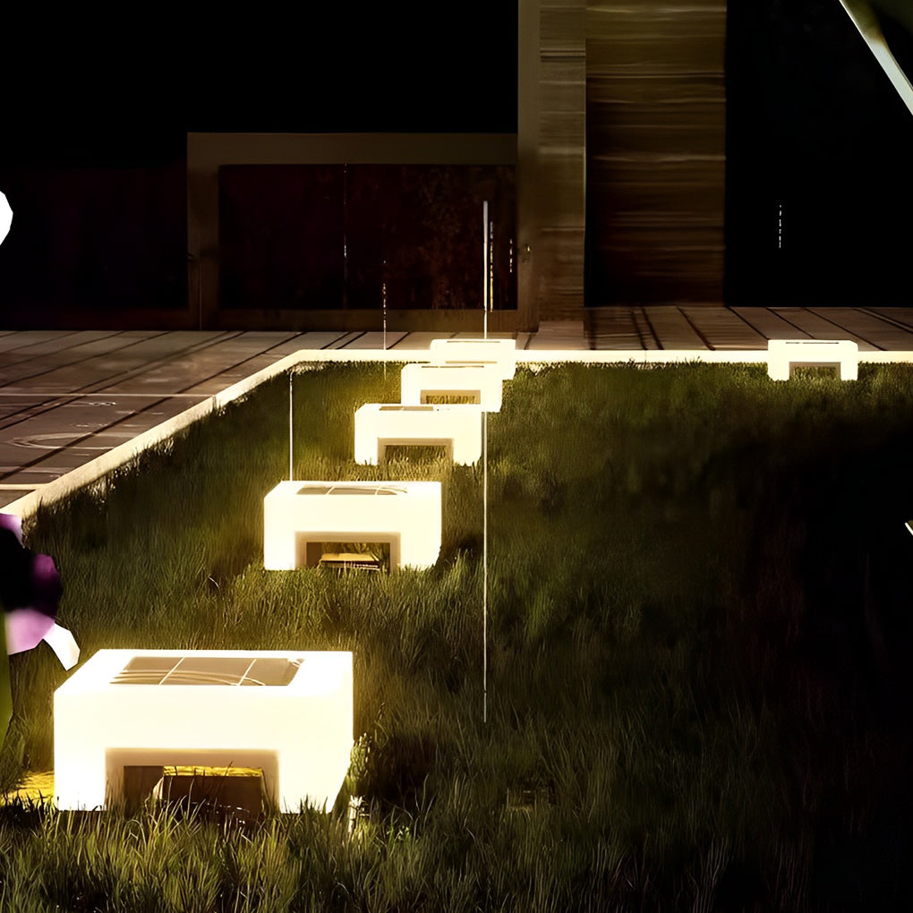 Square Solar Post Caps Light Ha091711