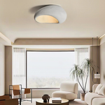 Moon Shaped Flushmount Ceiling Light