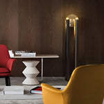 Dia 9 8 Inch Amber Glass Ball Shade And Black Softwing Lamp