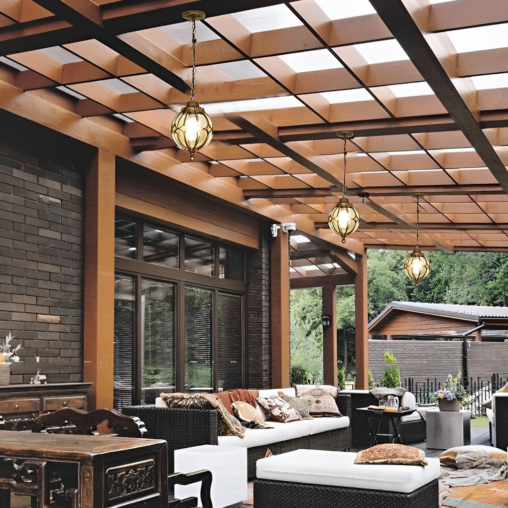 Ball American Style Outdoor Pendant Light Ha084368