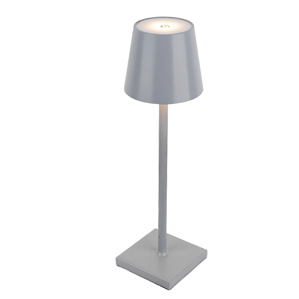 Top Hat Aluminum Rechargeable Portable Touch Control Table Lamp