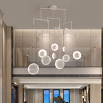 3 6 9 Light White Focus Led Chandelier
