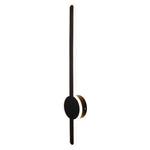 Modern LED Wall Sconce with Black, Gold, or White Hardware