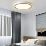 Round Acrylic Creative 3 Step Dimming Led White Modern Ceiling Light Fixture