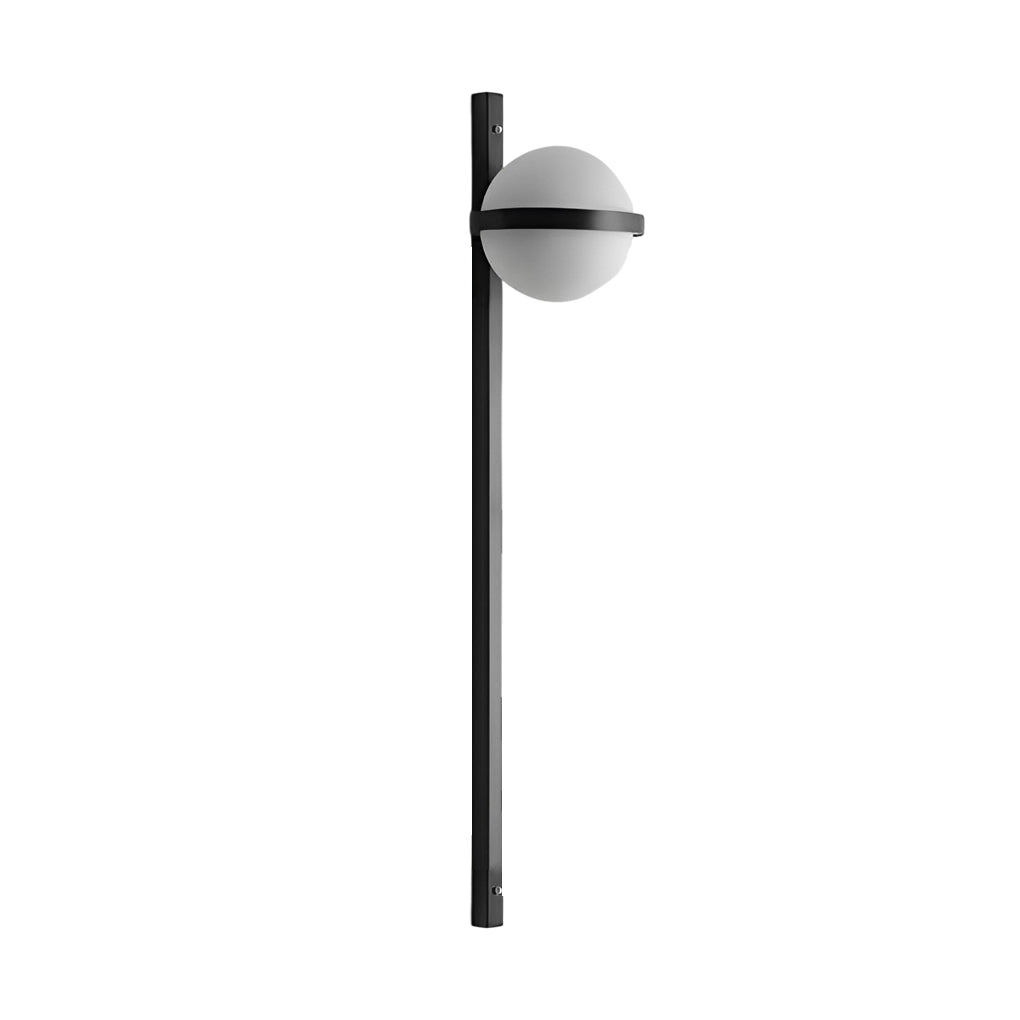Modern Black Outdoor Wall Light with Flowerpot – LED Waterproof Sconce