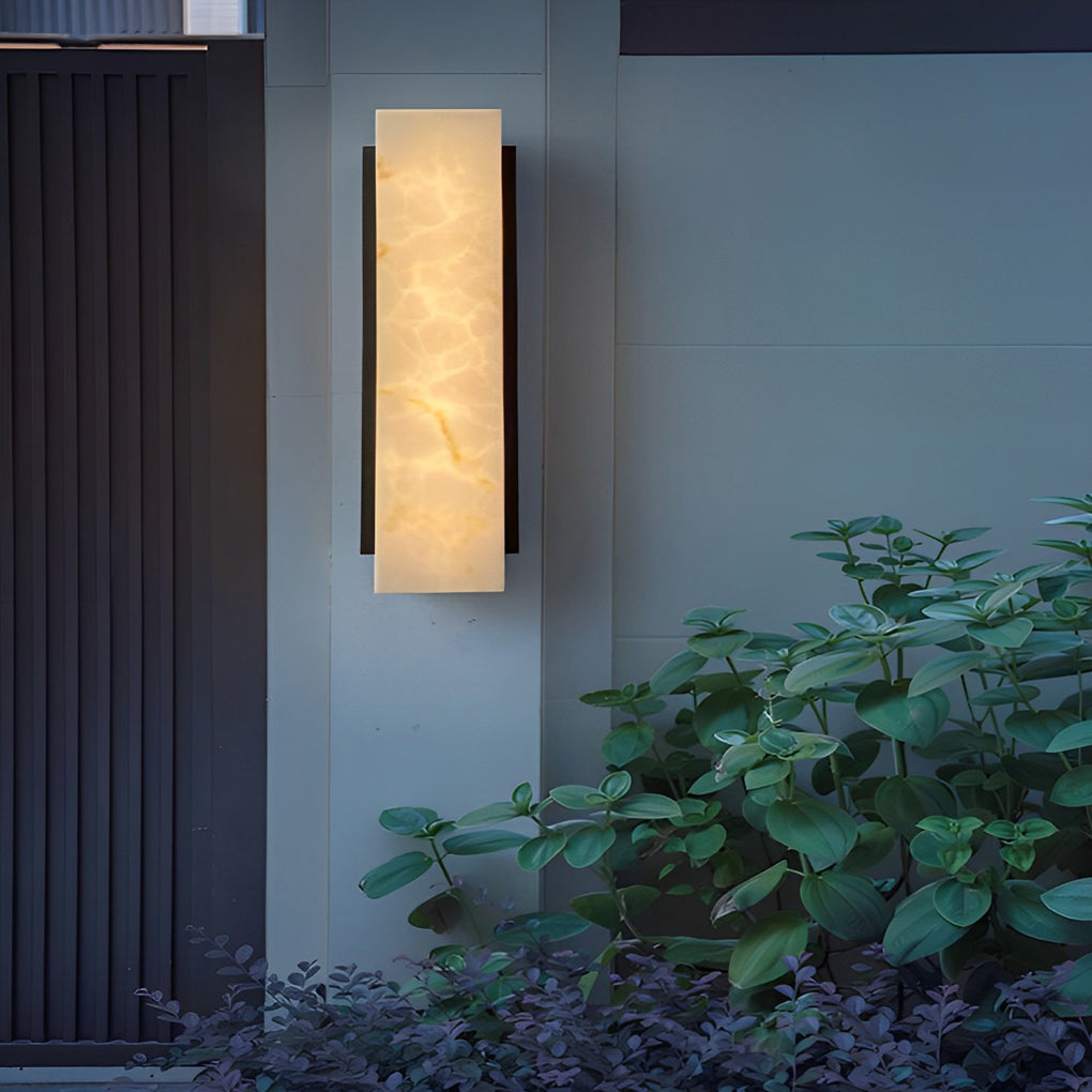 Rectangular Modern Outdoor Wall Lights Ha089462