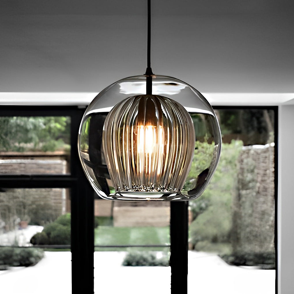 Glass Lampshade Pendant Light Ha079829
