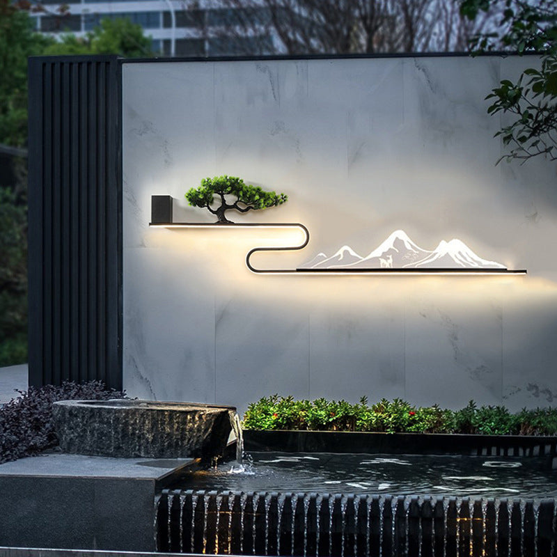 Mountain Scenery Outdoor Wall Lights Li002655