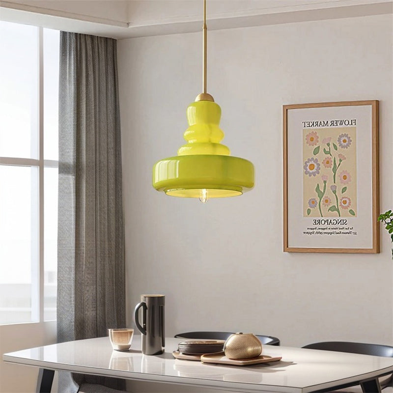 French Colorful Gourd Chandelier