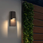 Rectangle Waterproof Led Black Outdoor Wall Lamp