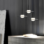 Glass Ufo Led Black Kitchen Pendant Light Li002218