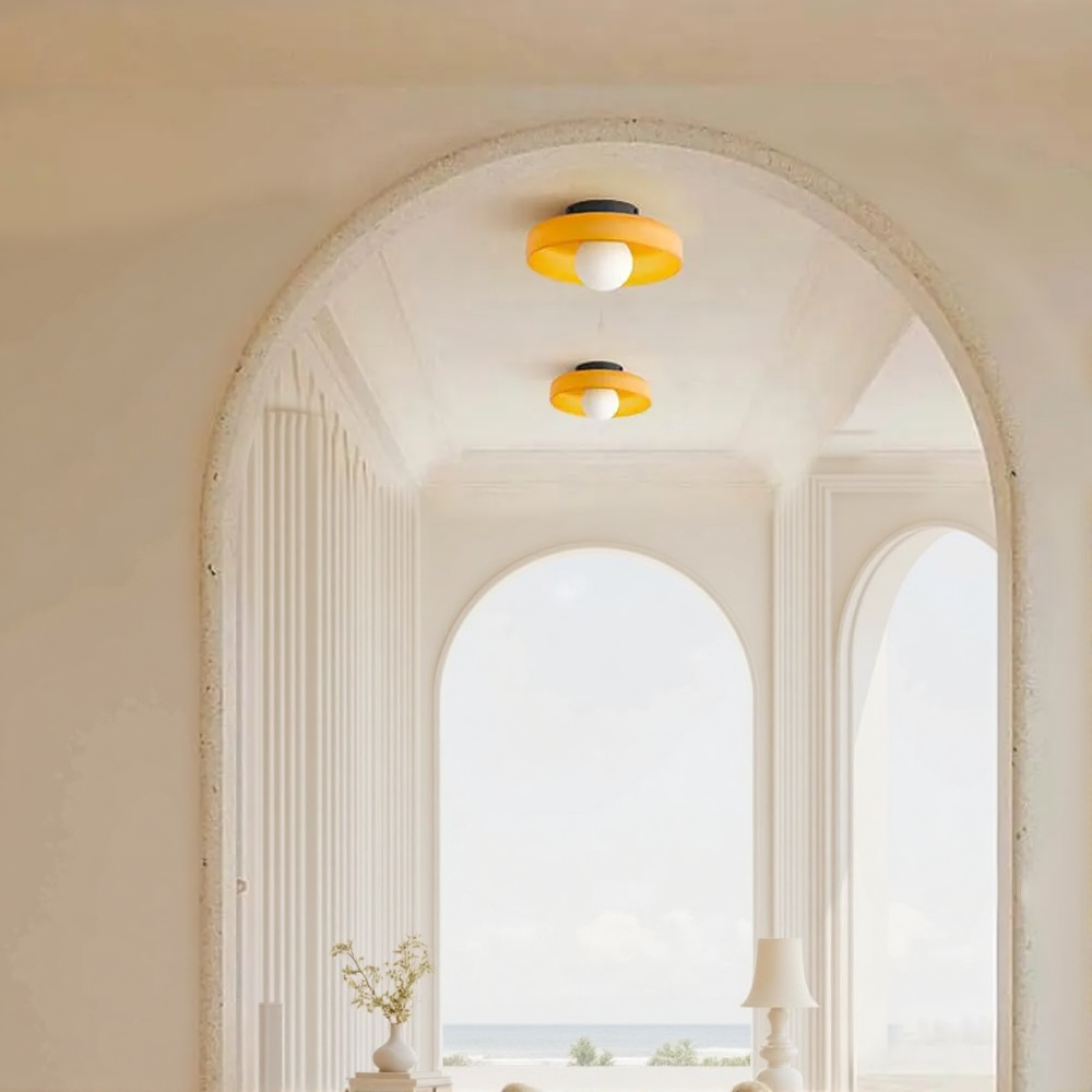 Modern Round Flush Mount Ceiling Light
