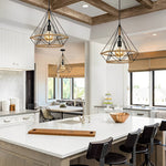 Geometric Creative Rustic Pendant Lights Li002284