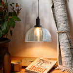 9 44 In Vintage 1 Light Glass Dome Pendant Light