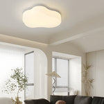 Romantic Clouds Three Step Dimming Led Milky White Modern Ceiling Lamp
