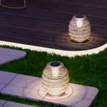 Handwoven Solar Outdoor Lanterns Ha091075