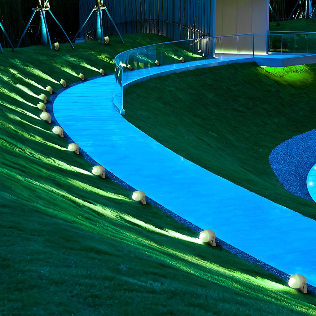 Eggshell Gradient Outdoor Spotlights Ha085452