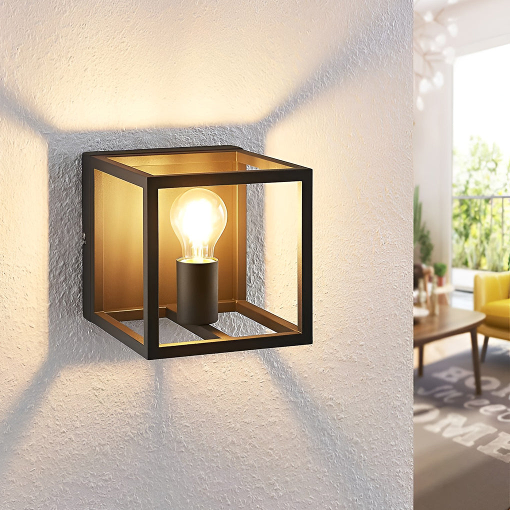 Square Frame Decorative Modern Wall Light Fixture