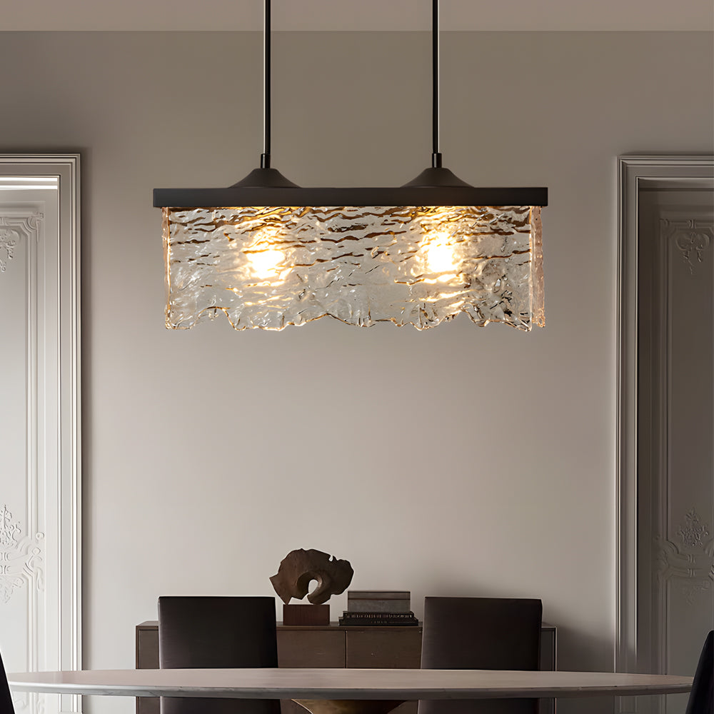 1 2 Light Glass 3 Step Dimming Chandelier Dining Room Light Fixtures