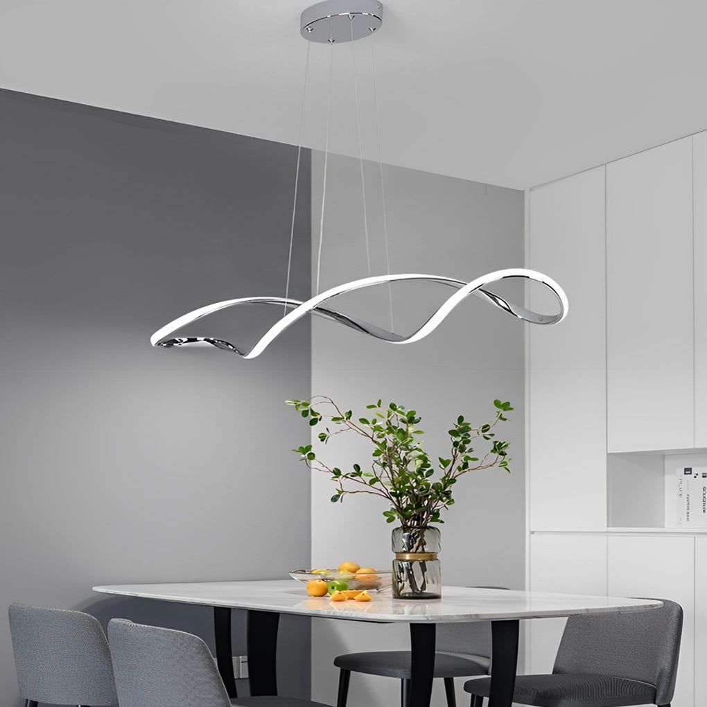 Creative Waves Electroplating Modern Chandelier Li002169