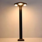 Modern 4-Light Square LED Outdoor Path Lights – Waterproof Landscape Lighting