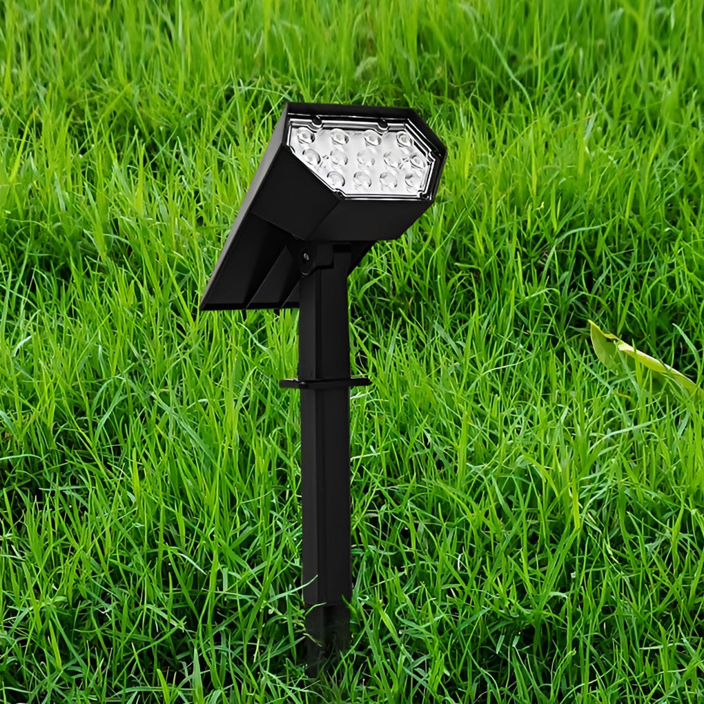 Waterproof Solar Led Adjustable Modern Outdoor Landscape Spot Light