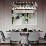 Rectangular Crystal Chandelier Ha091692