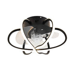 Round Flower Cage Ceiling Fans Lamp Ha082887