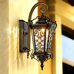 Retro Pattern Outdoor Wall Lamp Ha083047