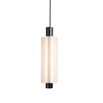 1 2 3 Heads Acrylic Cylinder Pendant Lights Modern Hanging Lamp In Gold Black