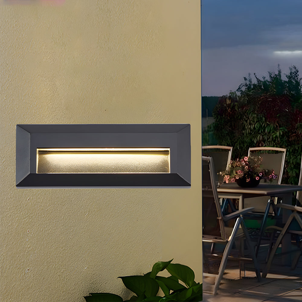 Outdoor Modern Aluminum Downward Led Wall Mounted Step Lights For Concrete