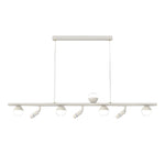 Long Strip Led Three Step Dimming Nordic Spotlight Dining Room Chandelier