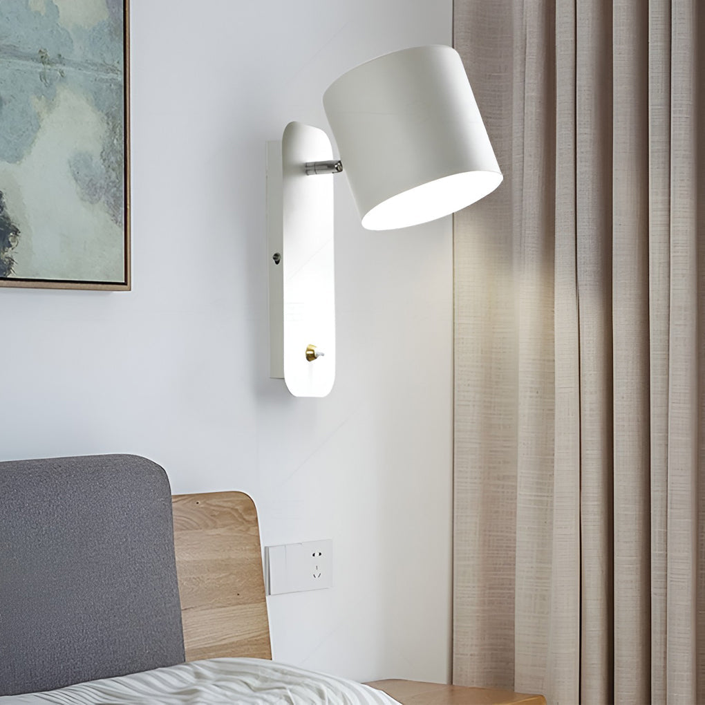 Creative Adjustable Round Nordic Plug In Wall Sconce Li001989