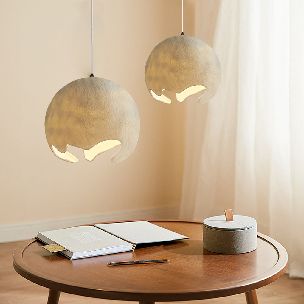 Ball Japanese Style Pendant Light Ha089349