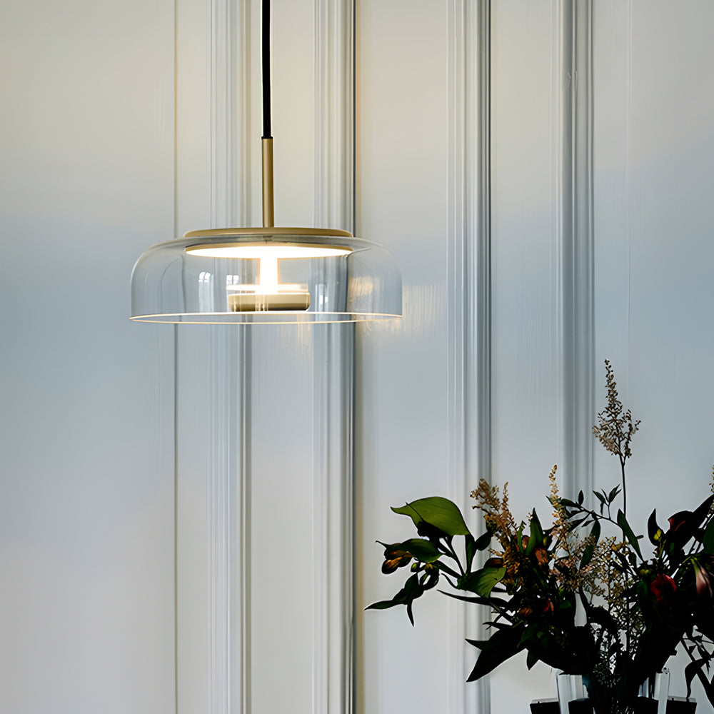 Classic Glass Pendant Lamp 1 Light Nordic Led Hanging Lamp