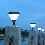 LumaGlow Solar Fence Post Light – Modern Gradient LED Outdoor Lantern