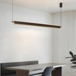 Modern 35 4 47 2 Black Aluminum Linear Kitchen Island Light