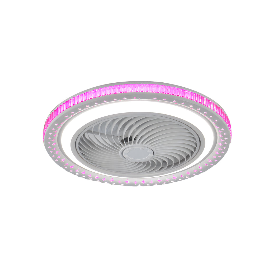 19 7 Bladeless Ceiling Fan With Led Light And Remote