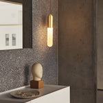 Long Copper Acrylic 3 Step Dimming Modern Pendant Lights Hanging Lamp Li002735